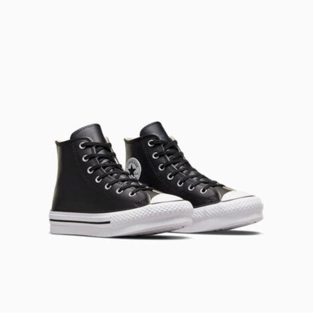 Converse Kids Black High-Top Shoes